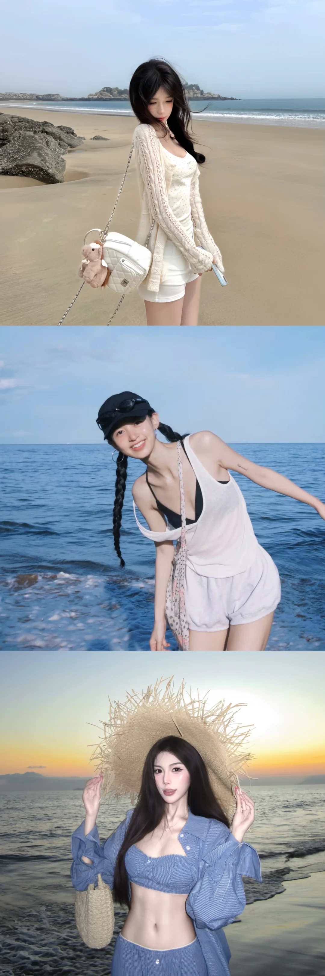 存一些海边旅行拍照📷姿势！
