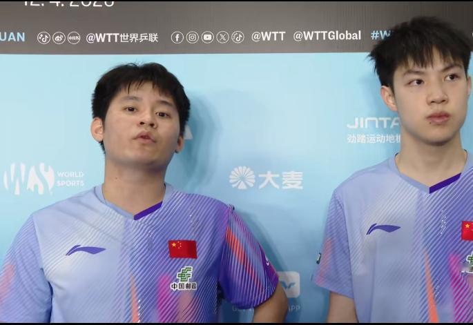林诗栋赢了比赛，赛后接受了采访，王皓用心良苦。在2026WTT常规挑战赛