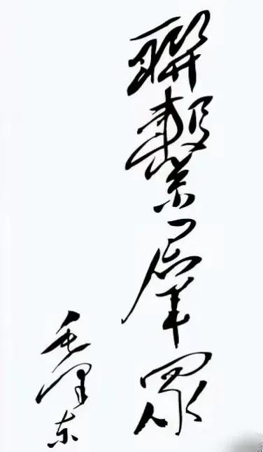 如果您不是书法家，如果再不是一位书法爱好者，毛主席当年写的这四个字，估计你一个字