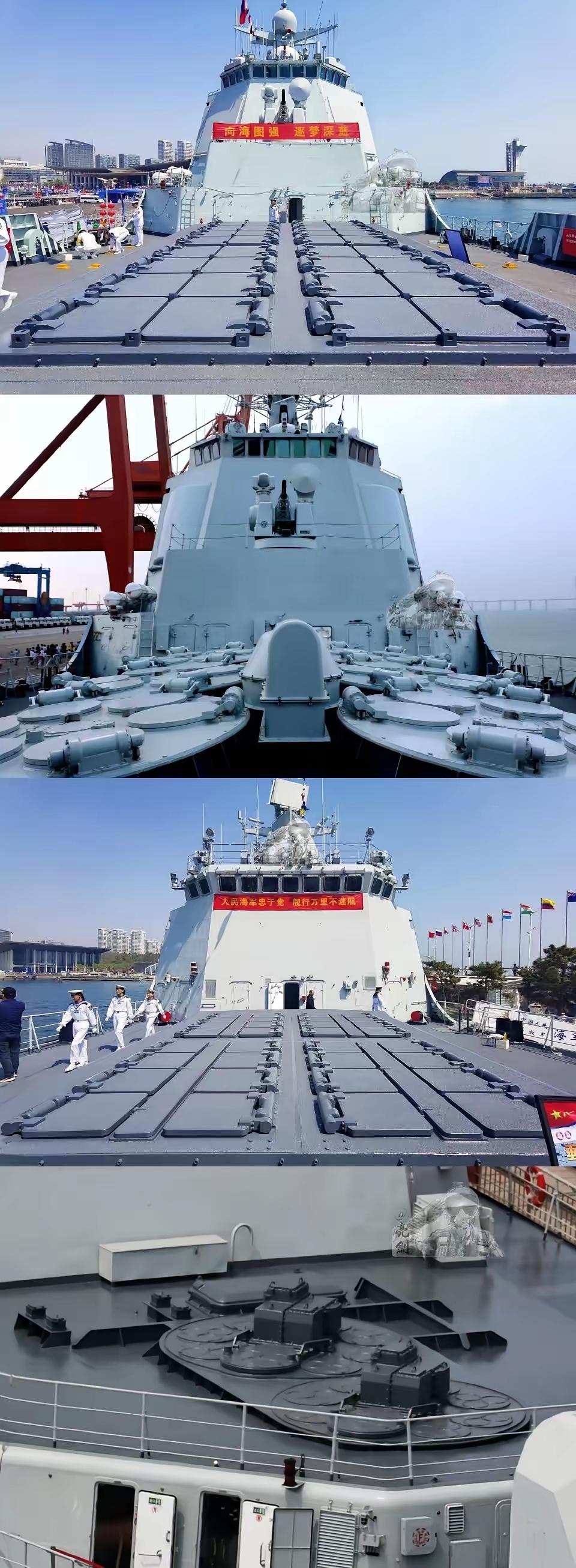 052D、052C、054A的垂发系统各有特点。052C的垂发是专属蜂窝煤圆形