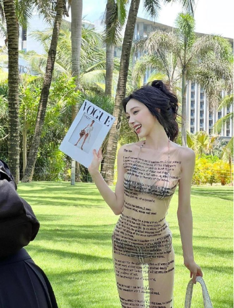 易梦玲瘦到了八十二斤才上镜​​​