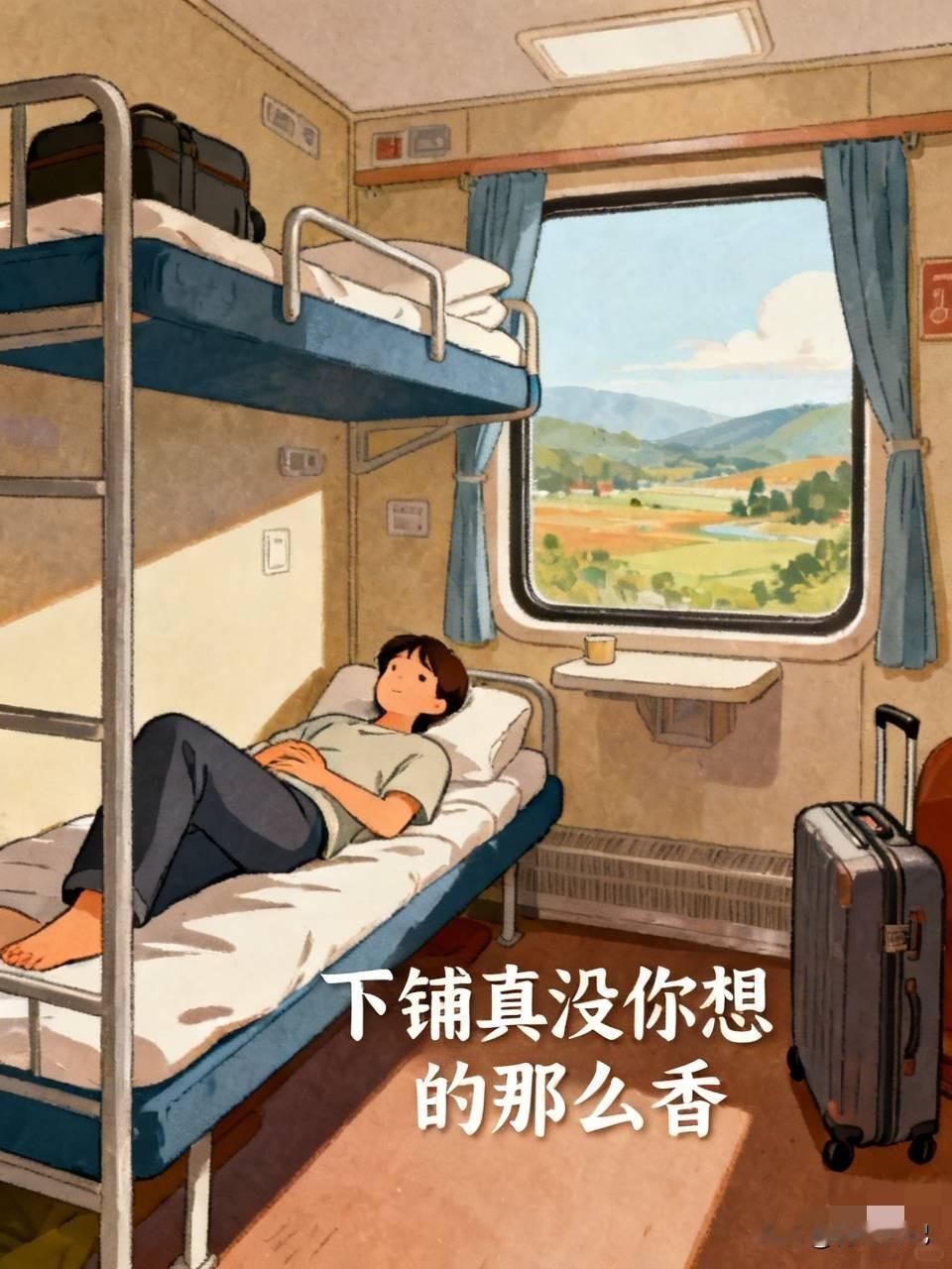 坐火车买卧铺，能抢到下铺千万别急着高兴，尤其是长途！听我一句劝，下铺真没你想的那