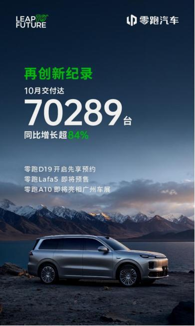 零跑月销、周销这么猛，B10扛起10万级SUV大旗？ 今天，零跑公布了新一周