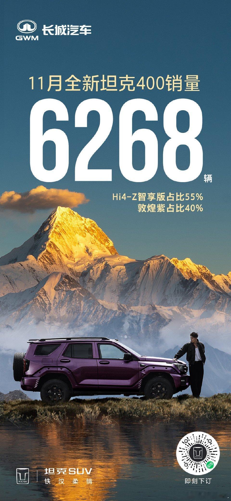 明人不说暗话，我想拥有一辆坦克400！想凑个数据！