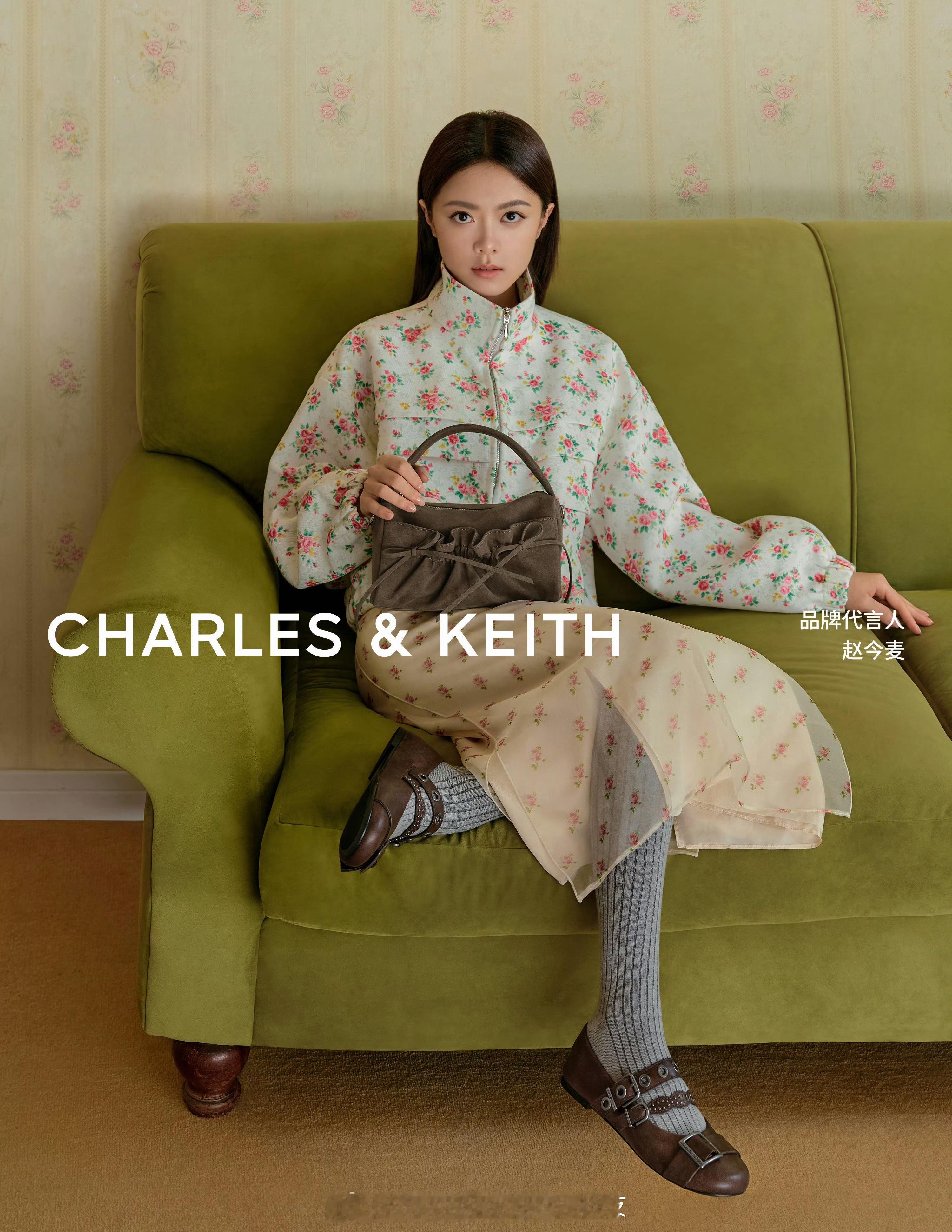 CharlesKeith品牌代言人赵今麦赵今麦官宣出任新加坡轻奢包袋品牌CHA