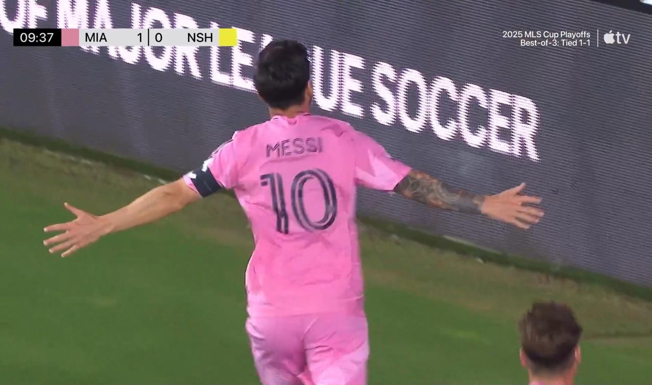 什么叫球王？什么表现才能叫球队核心？看完迈阿密国际4-0纳什维尔的比赛，你就会