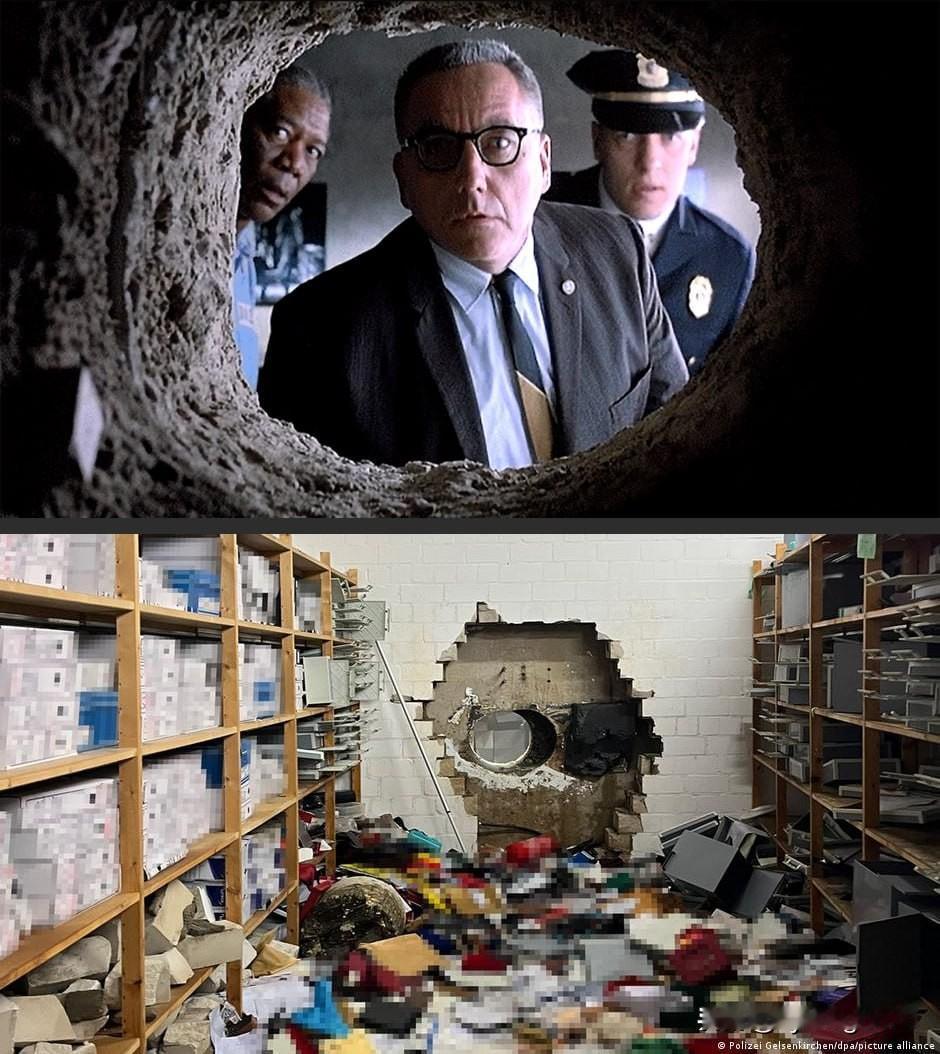 🇩🇪德国发生了一起该国历史上最大的银行抢劫案之一——劫匪们以堪比《十一罗汉》