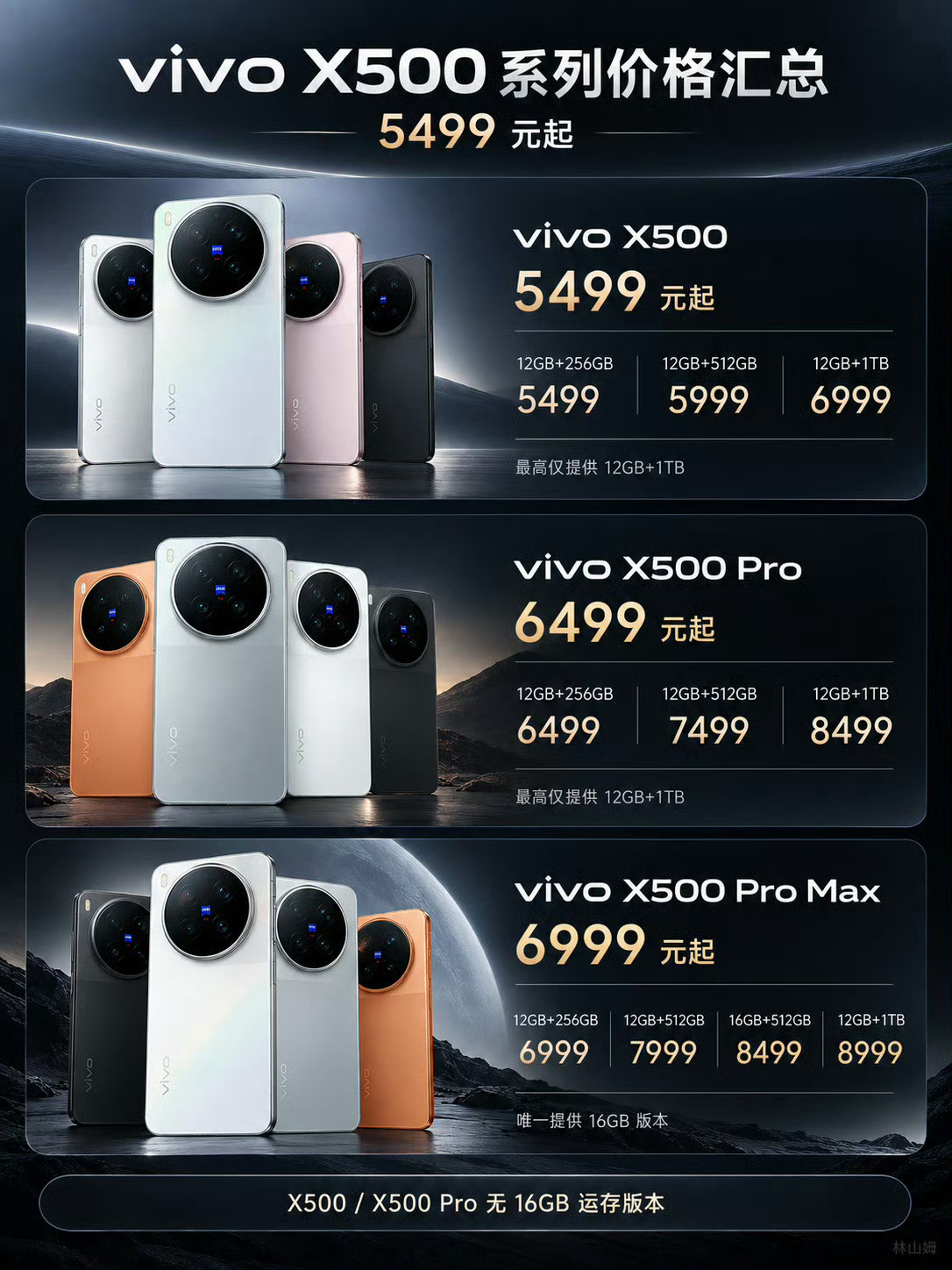 vivoX500系列后，16G运存成了稀缺物[捂脸哭]​​​