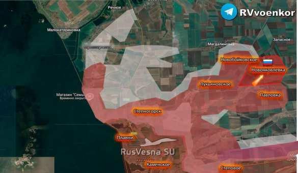 俄国防部：第聂伯集团的突击部队占领了扎波罗热州的新亚科夫利夫卡定居点国防部报