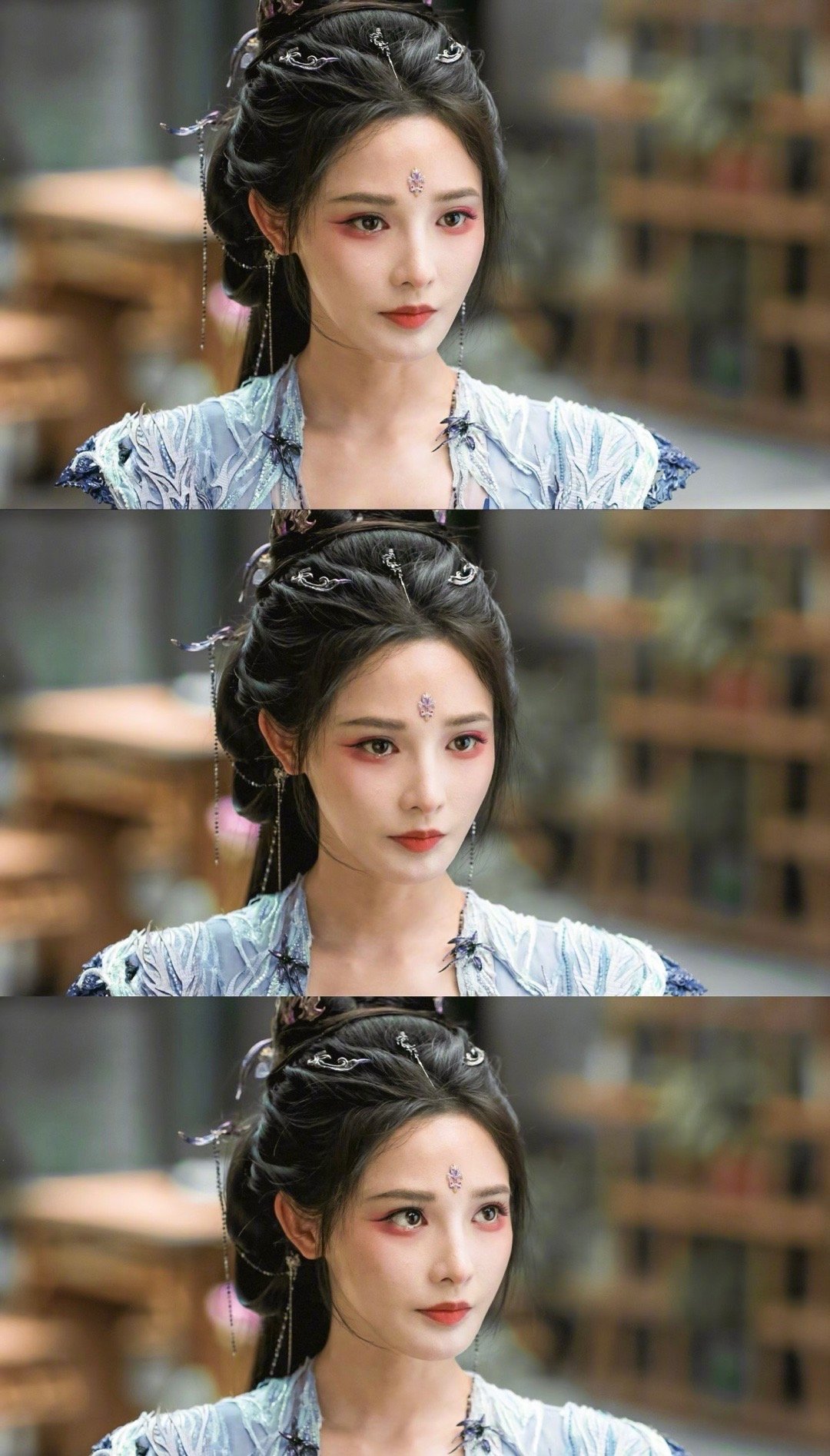 尹涛镜头下的彭小苒很难不感叹尹涛导演的审美，彭小苒在他的镜头下每个状态都绝美，