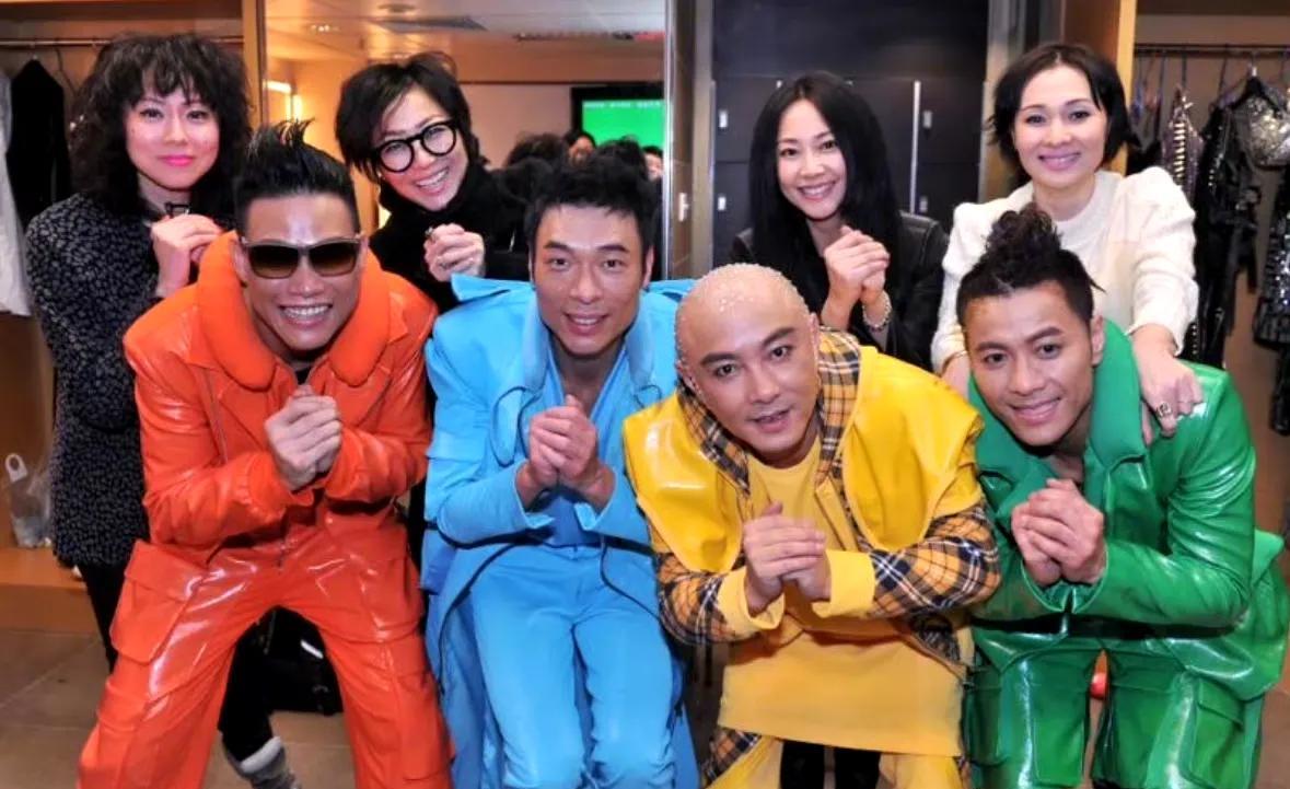 12年后big4演唱会，四对夫妻合影