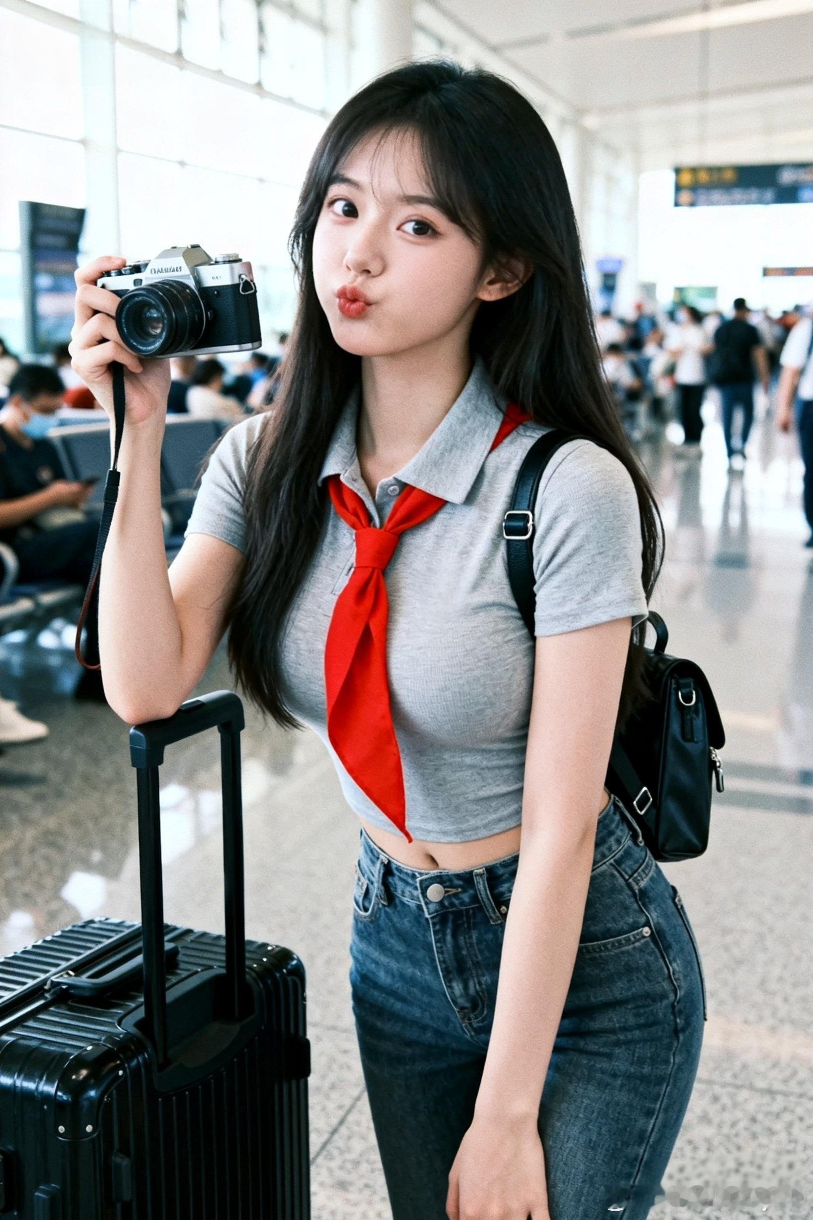 现在特别喜欢氛围感十足的头像！反正就是特别开心！行摄漫记聂小仙