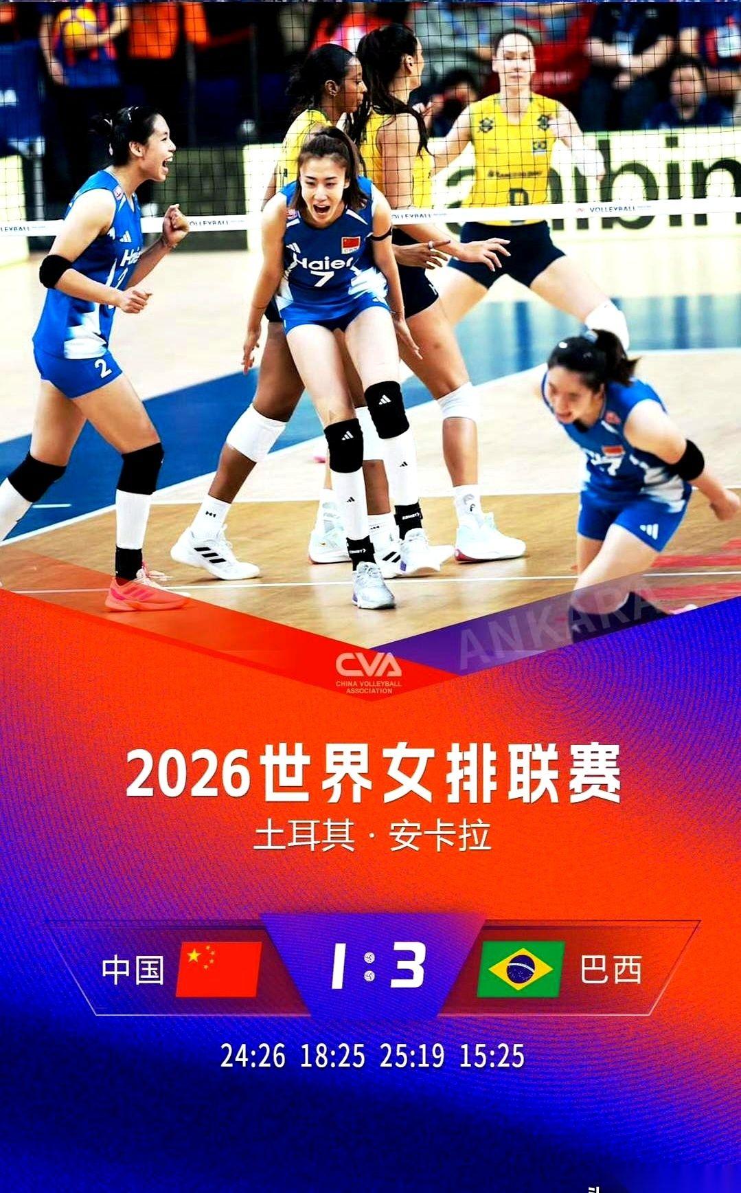 VNL女排这晚的比赛，简直是剧本都写不出来的疯狂。之前一场没输过的日本队，竟然
