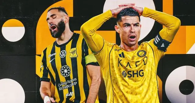 本泽马加盟利雅得新月引爆沙特足坛罢工潮：C罗怒怼金元内斗