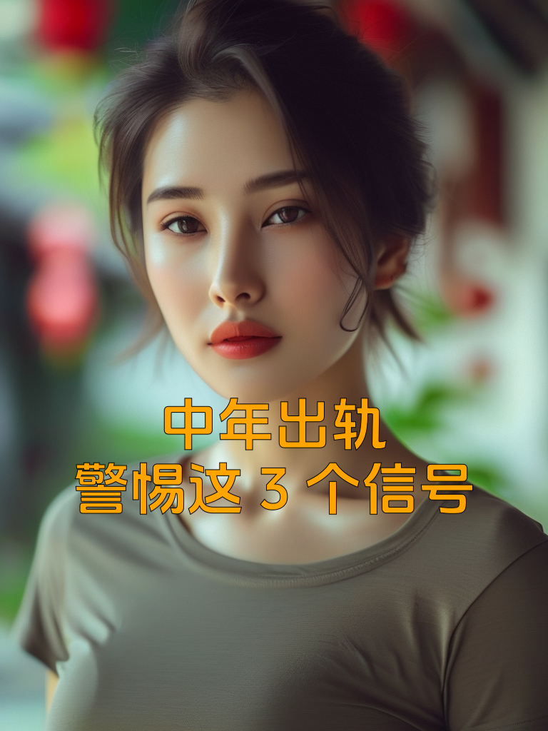 中年出轨，警惕这3个信号