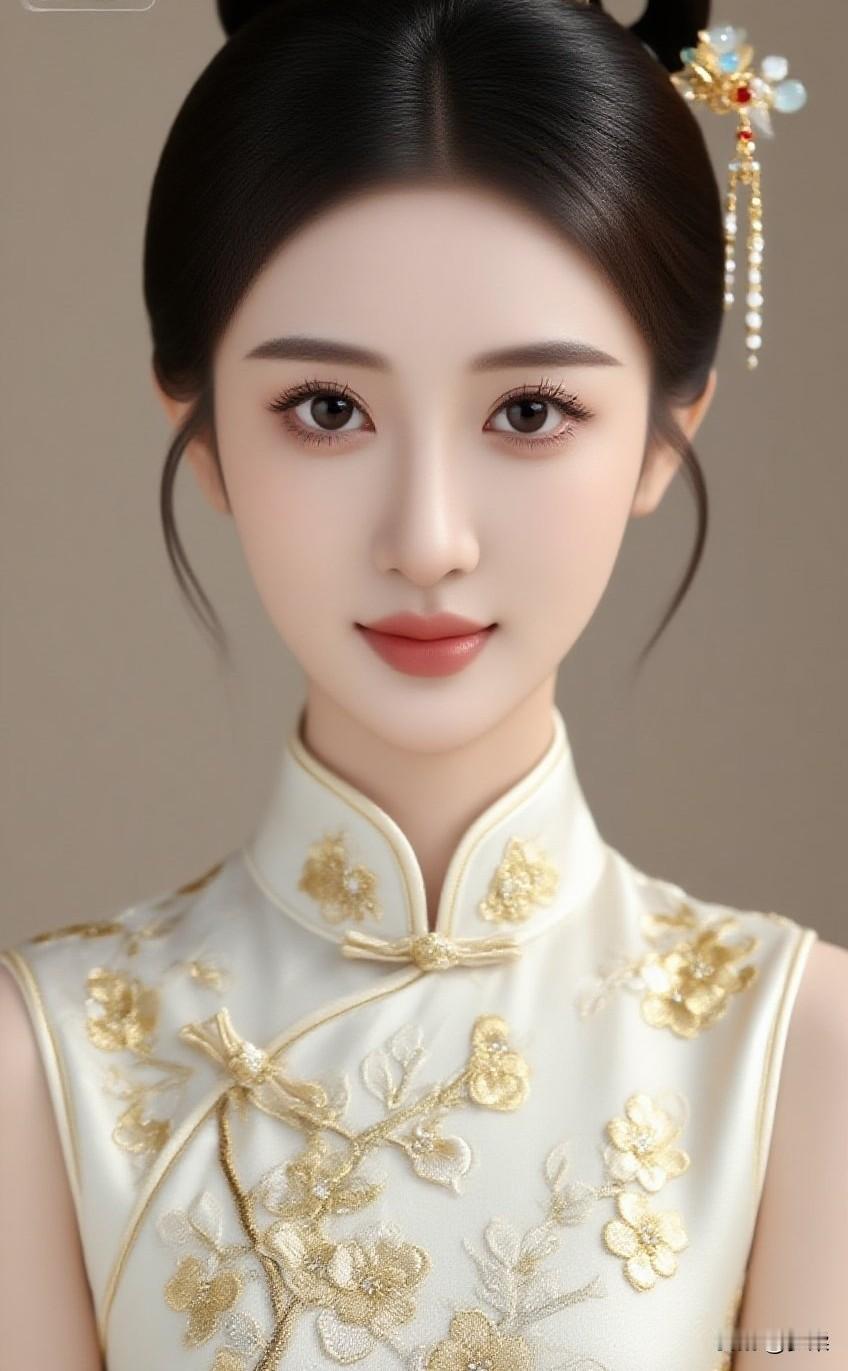 金钗玉簪映，华服美人妆