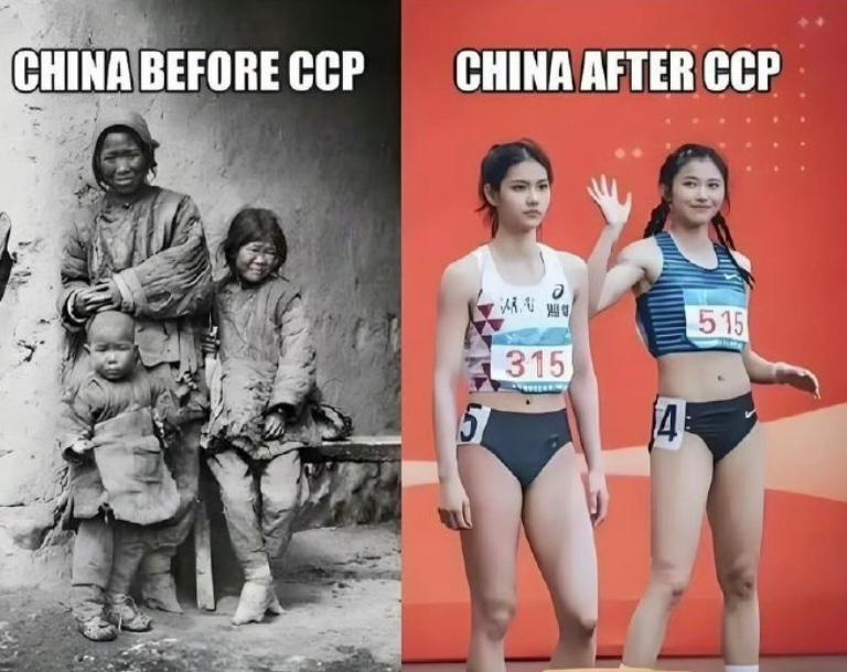 为什么要感谢共产党，一图以蔽之。