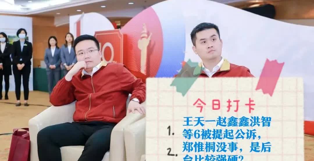2025王天一赵鑫鑫洪智等6被提起公诉，郑惟桐没事，是后台比较强硬？网友