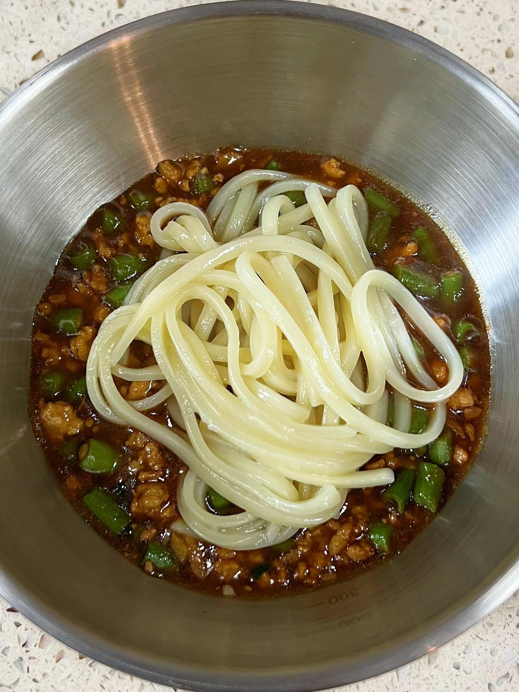 这个豆角肉沫拌面真的一绝，巨巨巨好吃！