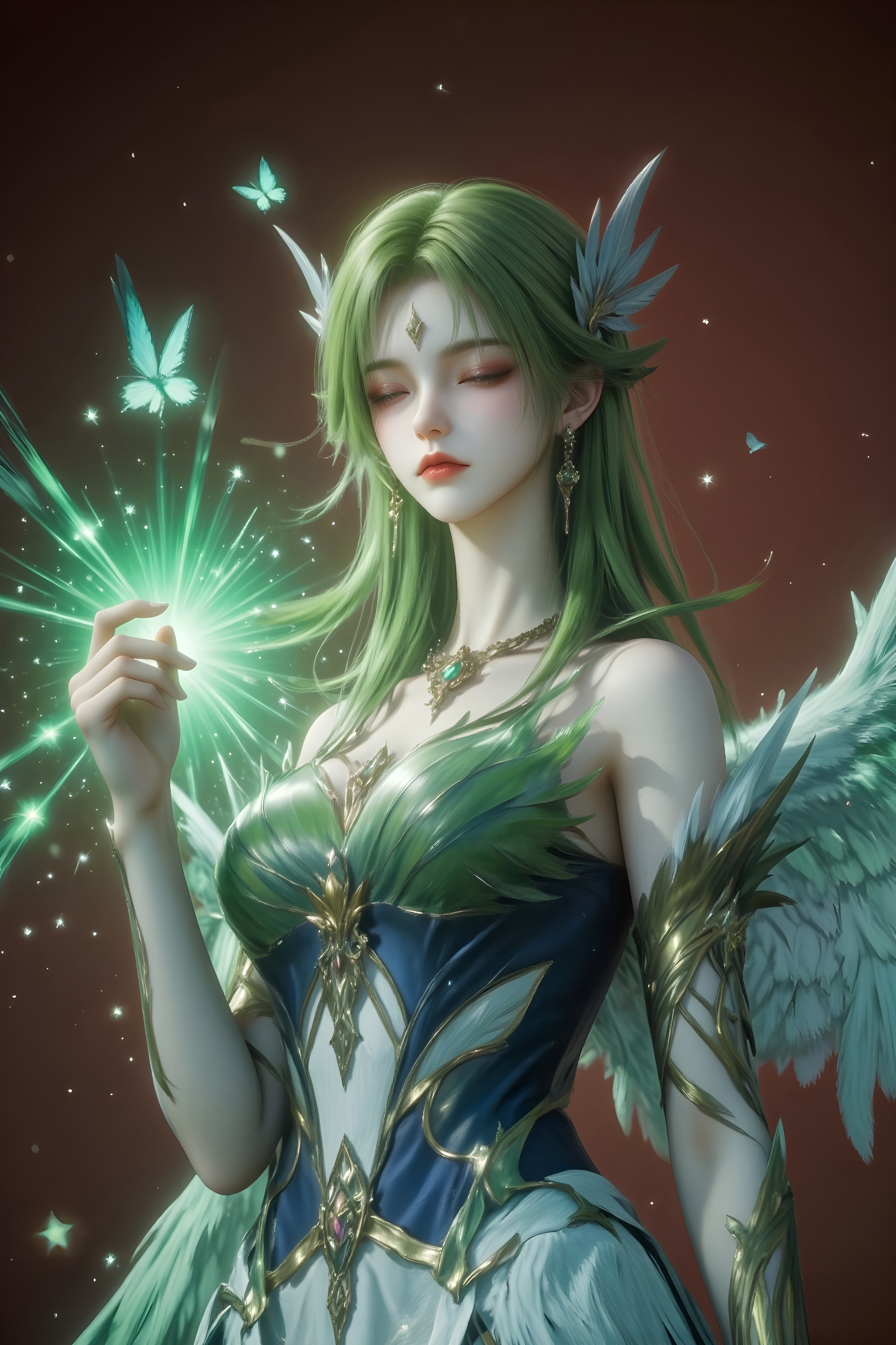 《斗罗大陆II绝世唐门》碧姬壁纸：星斗大森林核心魂兽之一，治疗系魂兽，十大凶兽排