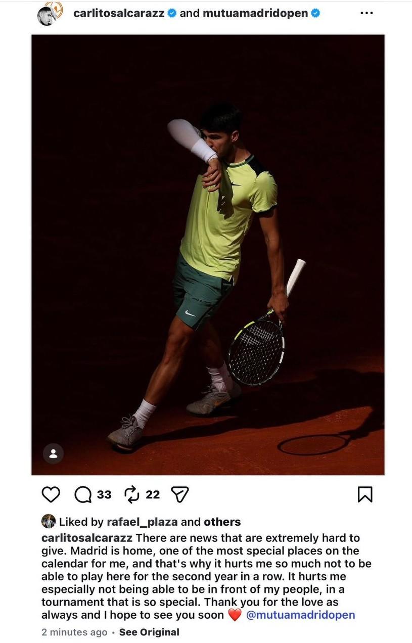 今年的阿卡让西班牙球迷非常的失望，连续退赛巴塞罗那和马德里两站的比赛，这让本土球