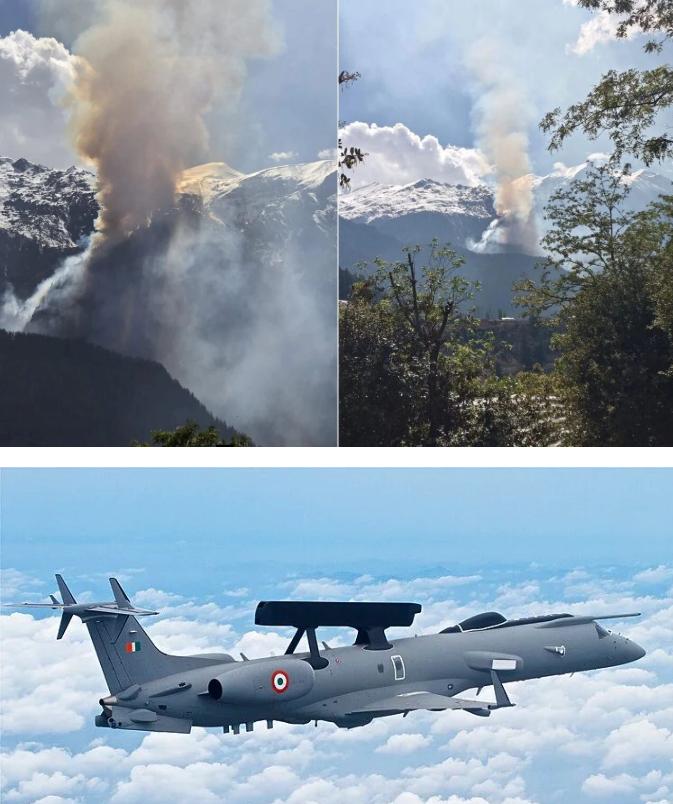 印度掉了一架预警机，今年第8架! 当地时间4月24日，印度空军又掉下来一架飞