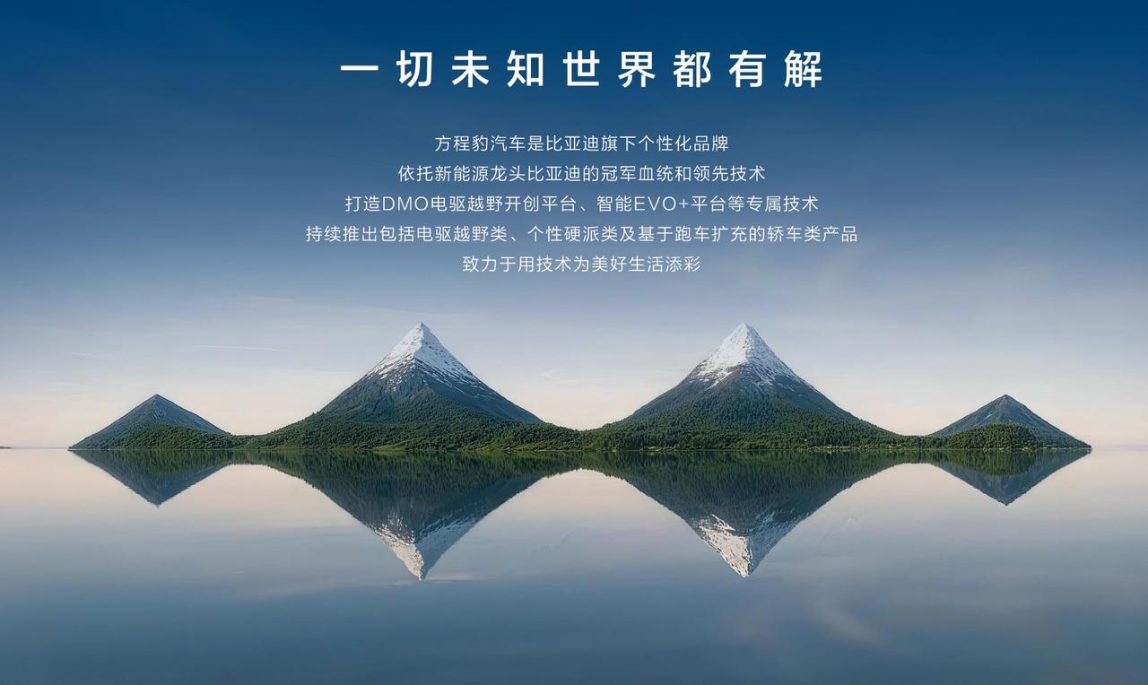 国内车标好看、名字好听的新能源车：第一：比亚迪独占三席，分别是方程豹、腾势和仰