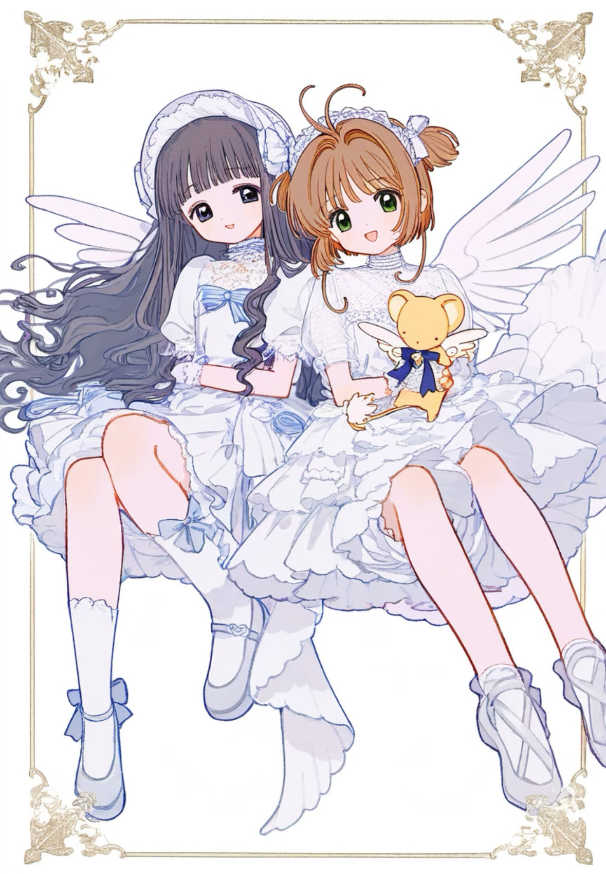 小樱🌸知世贴贴～好甜呀！[爱心]日漫春日追番攻略魔卡少女樱​​​