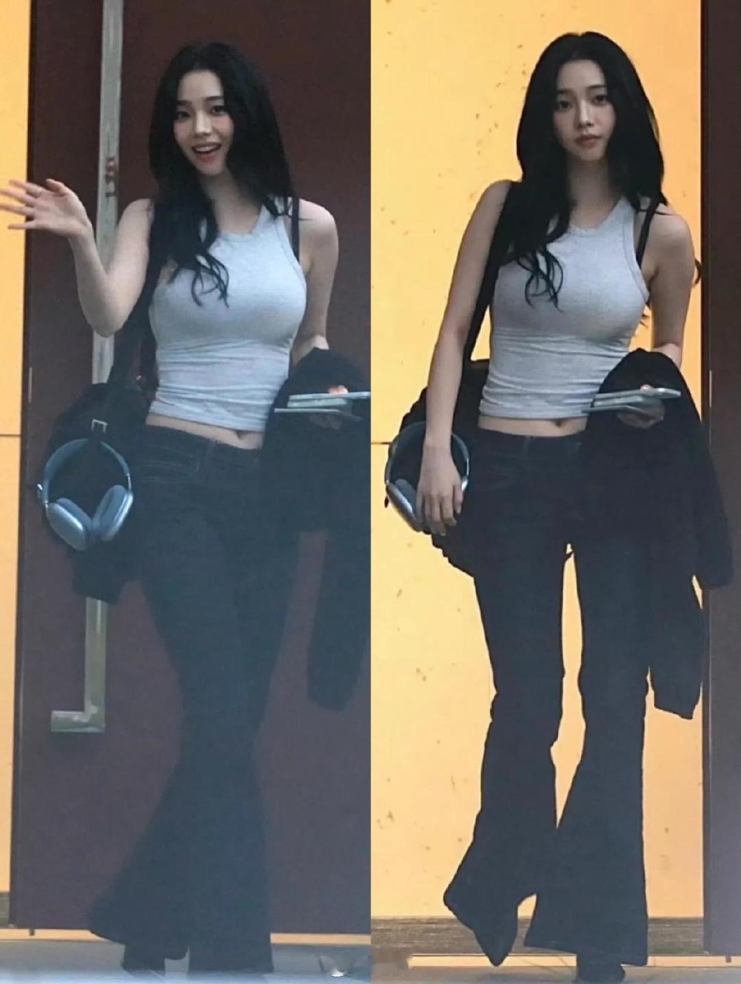 Karina姐姐的身材，真的是我心中无数次梦寐以求的完美形象啊！​