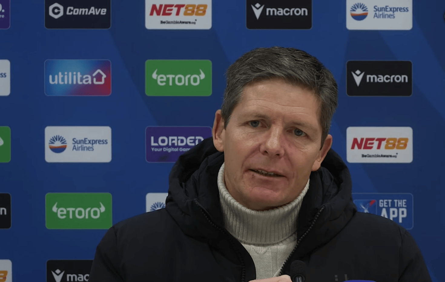 格拉斯纳: 用篮球术语叫错位;水晶宫没人用, 钱也不够买人