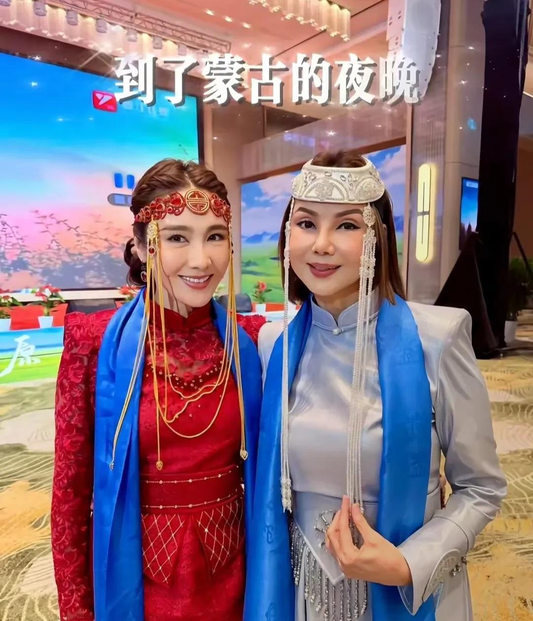 黎姿现身鄂尔多斯，这张脸好权威啊，还是那么美！黎姿和好友谢玲玲一起去内蒙古游玩