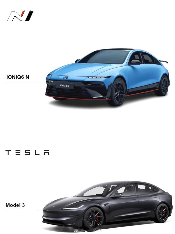 现代全新IONIQ6N【车型对比】现代全新IONIQ6N发布，来打特斯