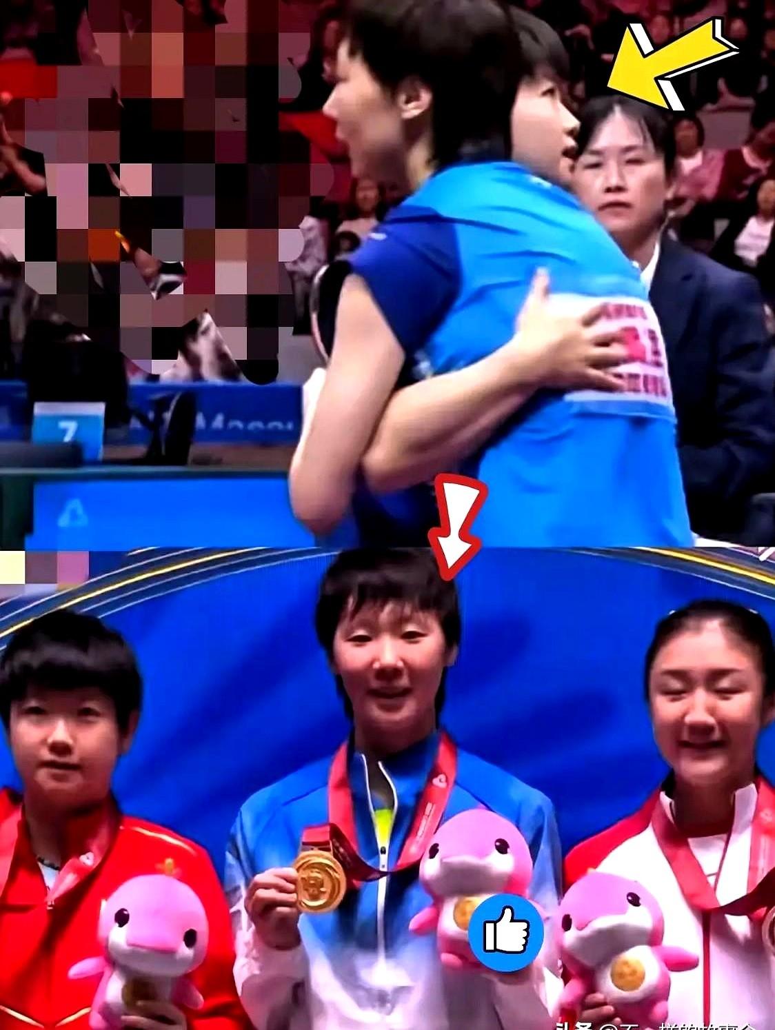 第六局2:8落后，这简直是绝境。王曼昱就是在这种情况下，硬生生把2021年全