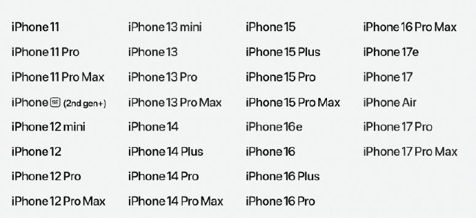 目前看见比较留意的点iPhone11系列居然也支持iOS27安卓支持上传