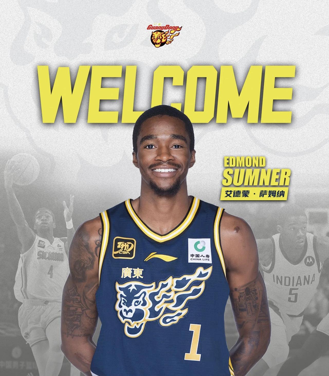 刚刚官宣：萨姆拉加盟广东男篮！刚刚，广东宏远俱乐部官宣，从四川队交易来了上赛