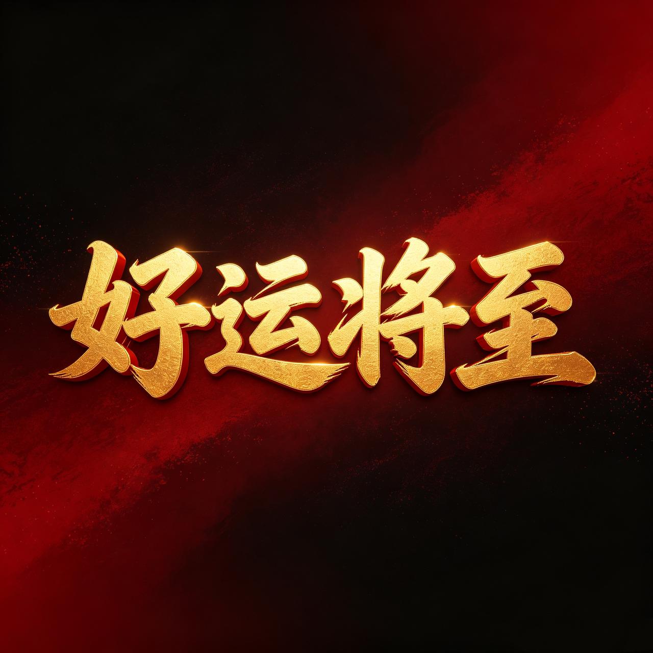 今日写下四字：“好运将至”。烦事随风散，喜乐身边留。人生不必太用力，少些内