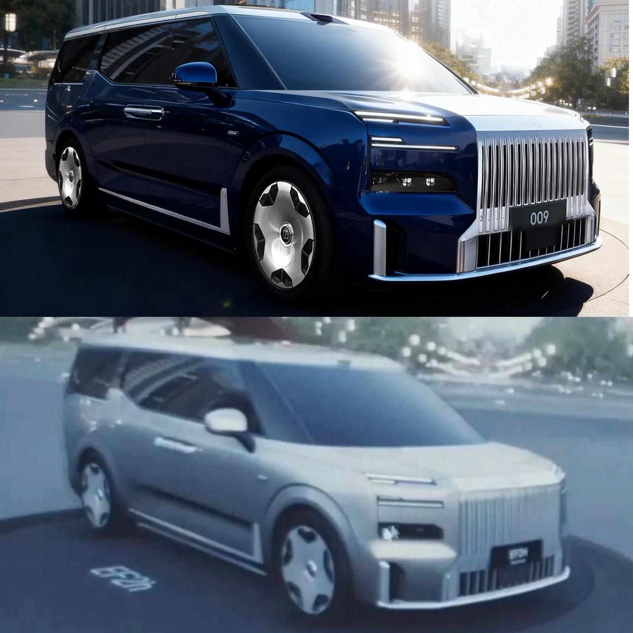 造型意外曝光？极氪009中改新车预览！昨晚非常劲爆！极氪009中改造型意外曝光！