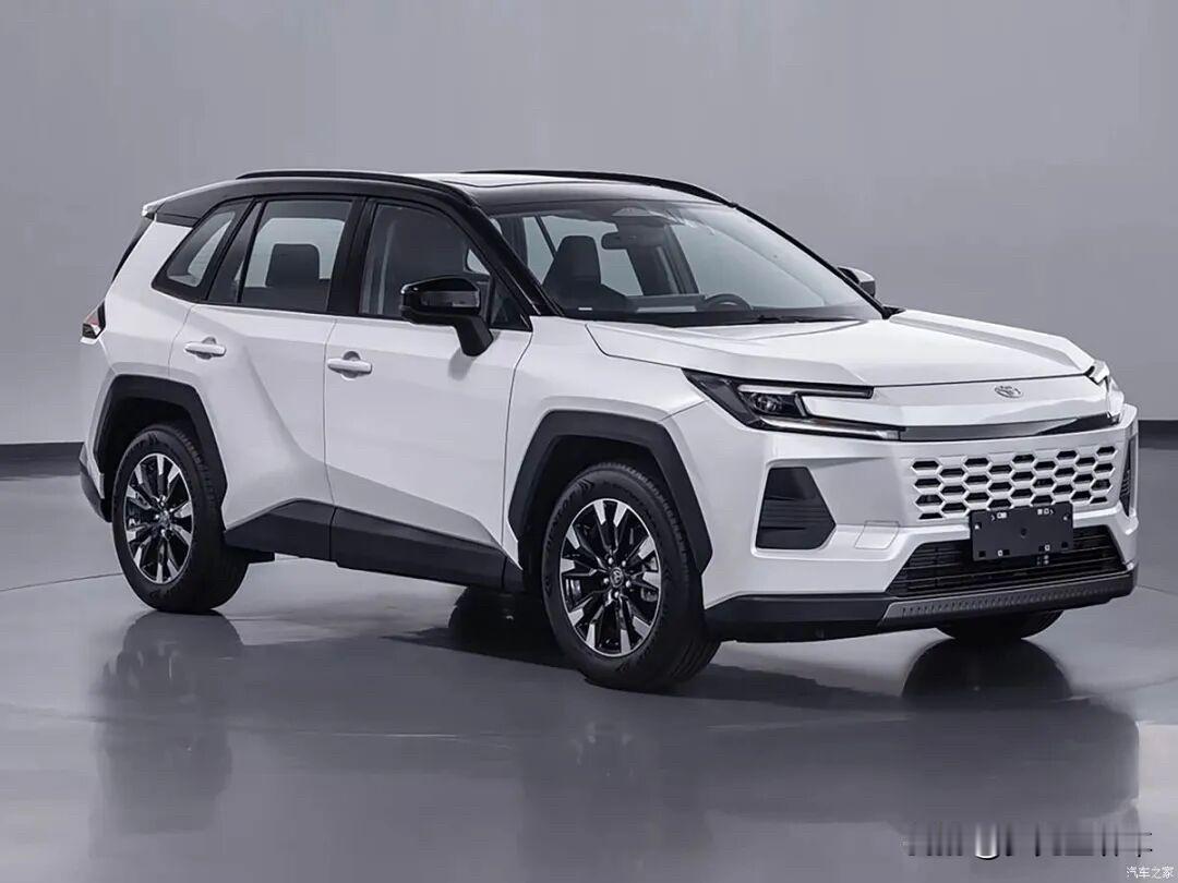 中国版RAV4来了，C型车灯+贯穿式日行灯，双色车身，风格硬朗，这车终于大换代！