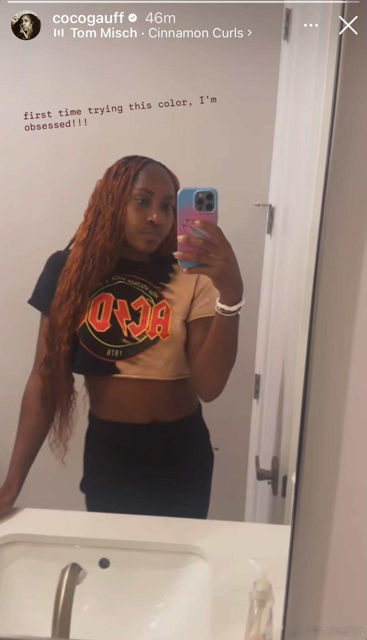 高芙换发色了，你们觉得如何？澳网2026