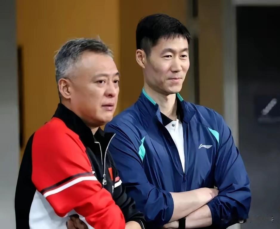 王励勤和秦志戬动真格的了。WTT瑞典大满贯赛女单的一场四分之一决赛还没有开始，