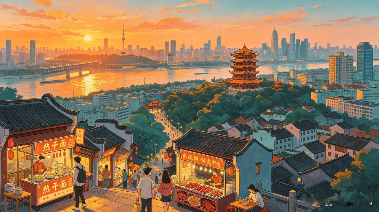 武汉,在你心目中是什么样的城市?若用一句话形容武汉，是既有江湖豪迈，又有人间温柔