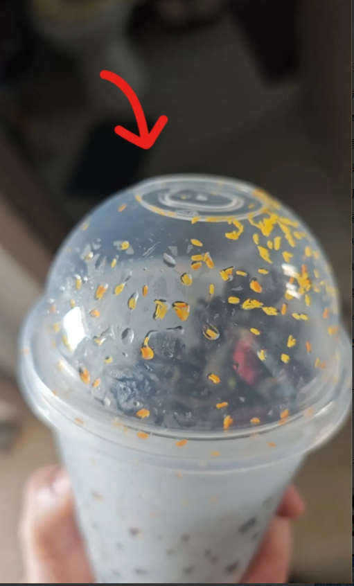 前几天摘了点野桑葚，想着放冰箱里保鲜，第二天就能美美的享用了。谁知道，第二天打开