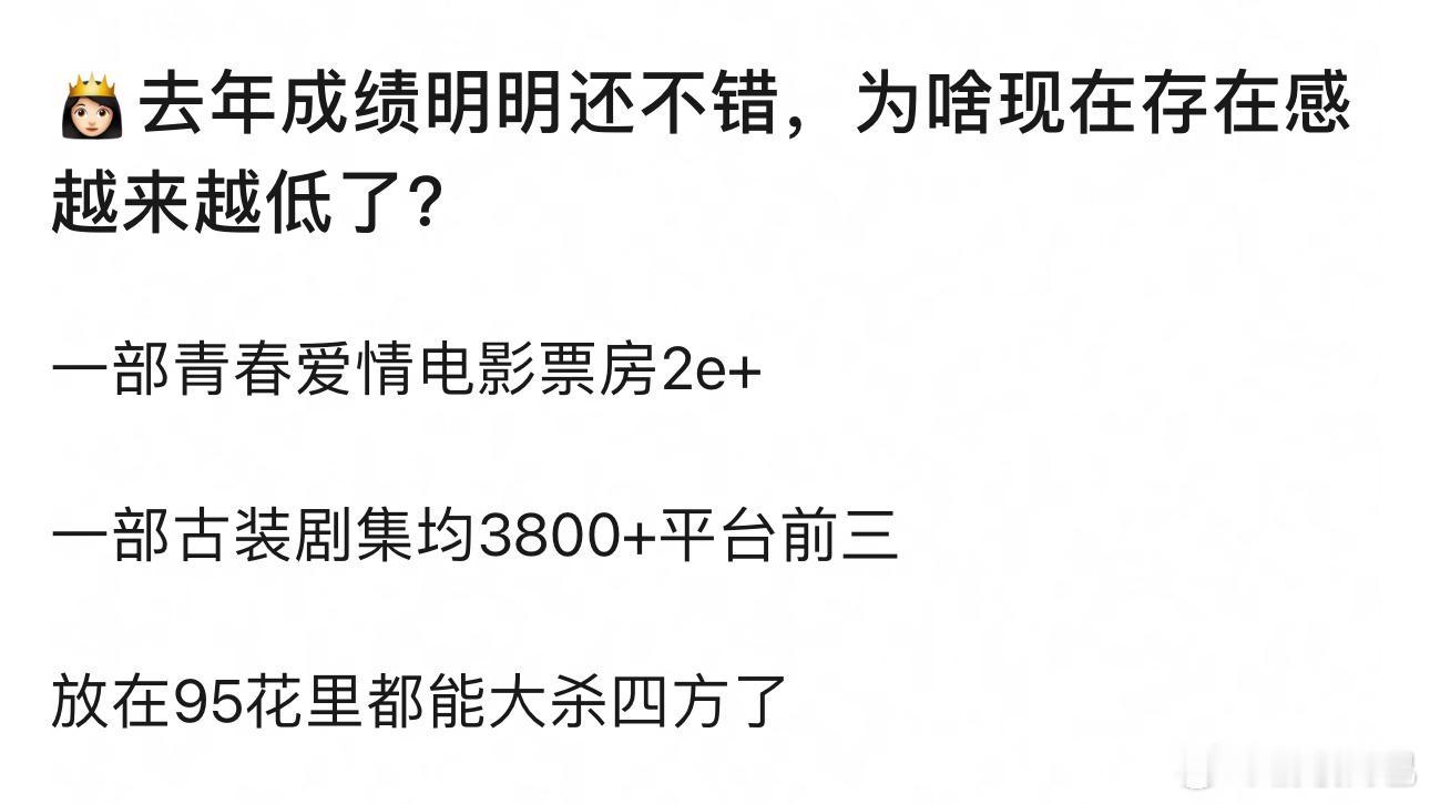 去年上位速度太快影视商务全面开花今年才刚开年