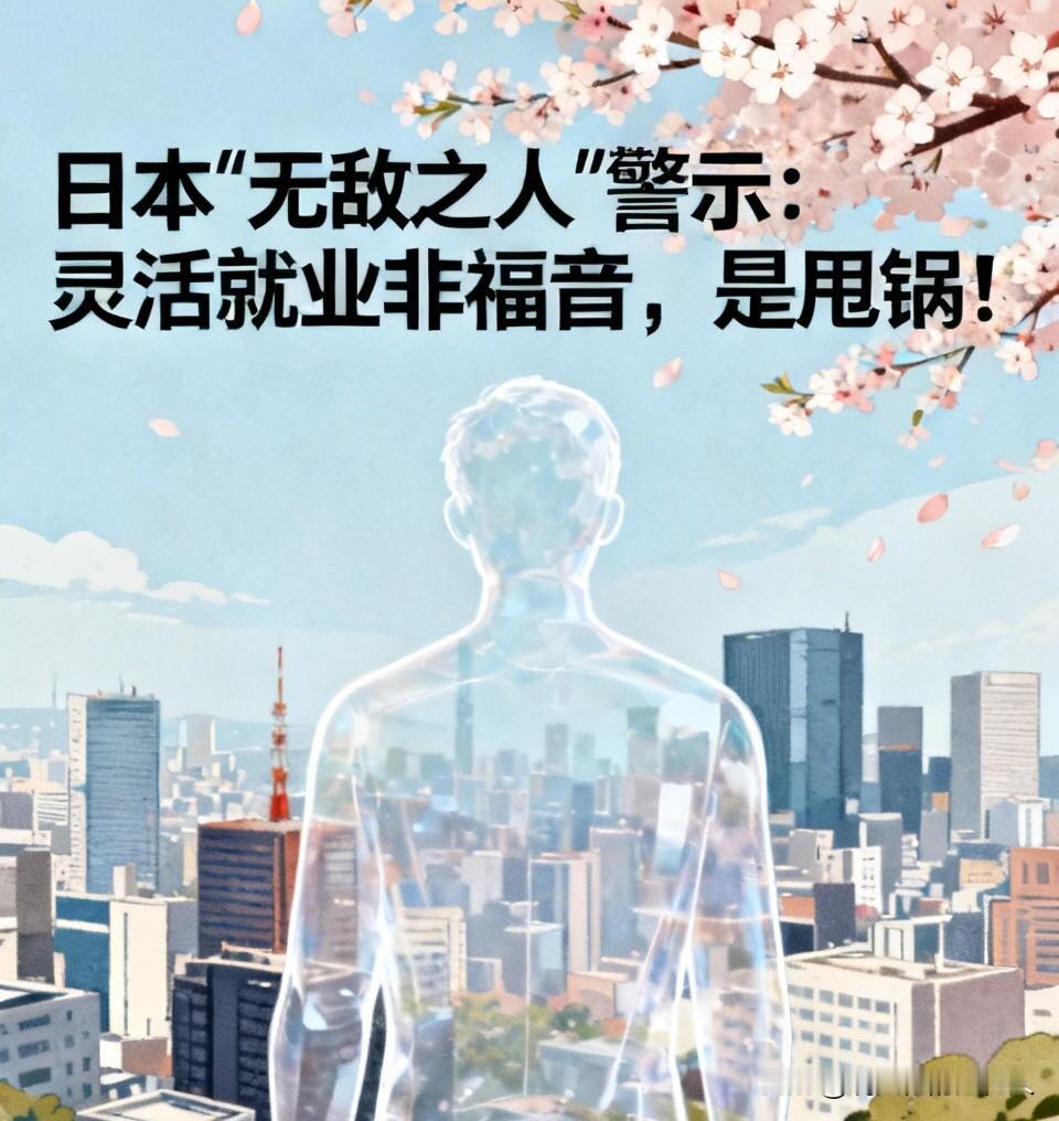 日本“无敌之人”的警示：灵活就业不是福音，是甩锅！这两天看到日本前首相安倍遇