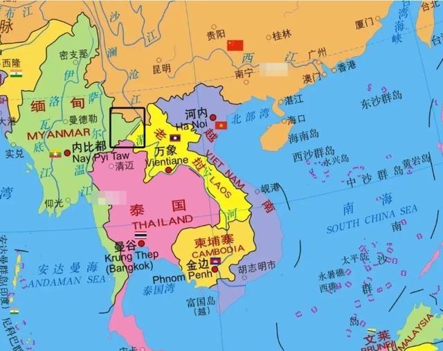 泰国没能成为中国的陆上邻国是憾事！其实过去的历史上，泰国与中国之间曾经存在更