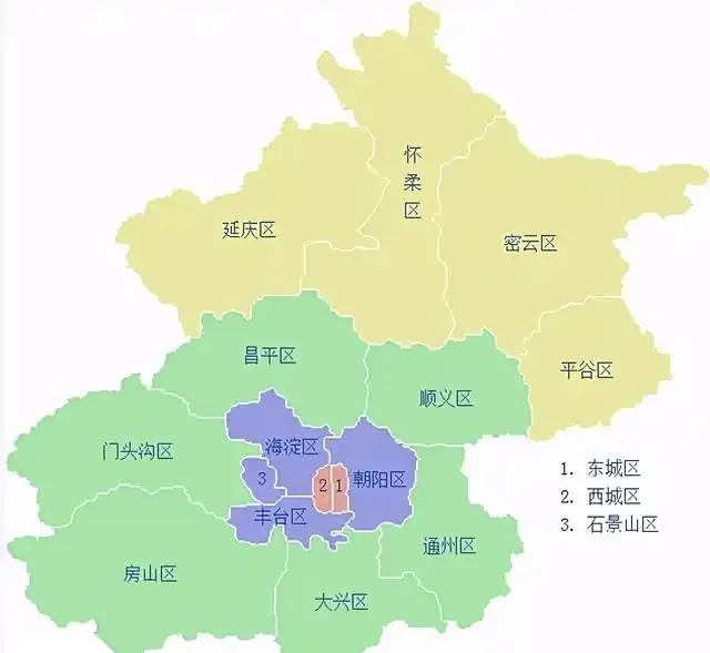 关于北京的10条冷知识：北京有16个区，5条环线环路。（1）二环路只途经东城