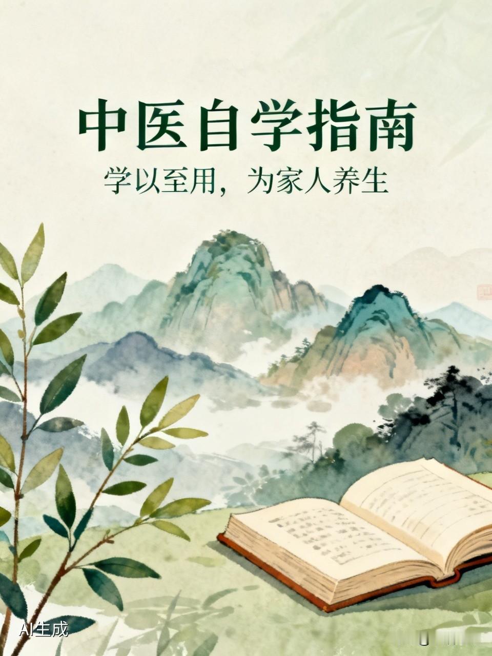 中医当然可以自学，很多人都是从自学开始踏上中医之路的，就像你为家人和自己养生保健