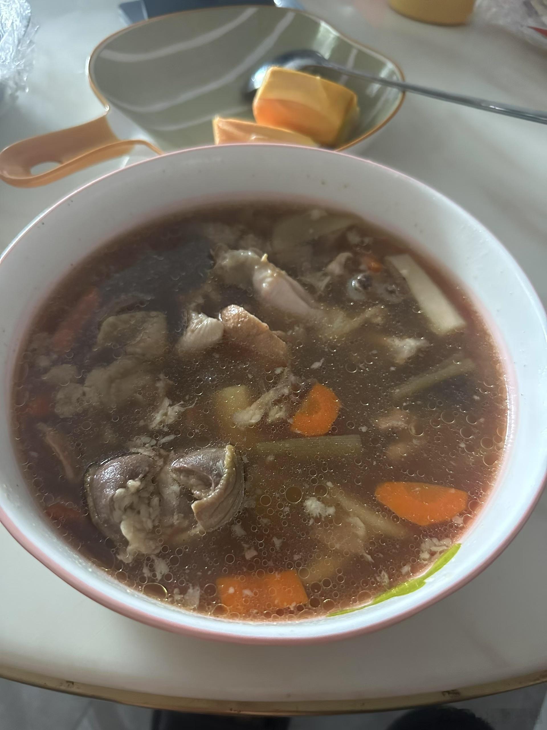 干了这碗鸡汤[捂脸哭]​​​