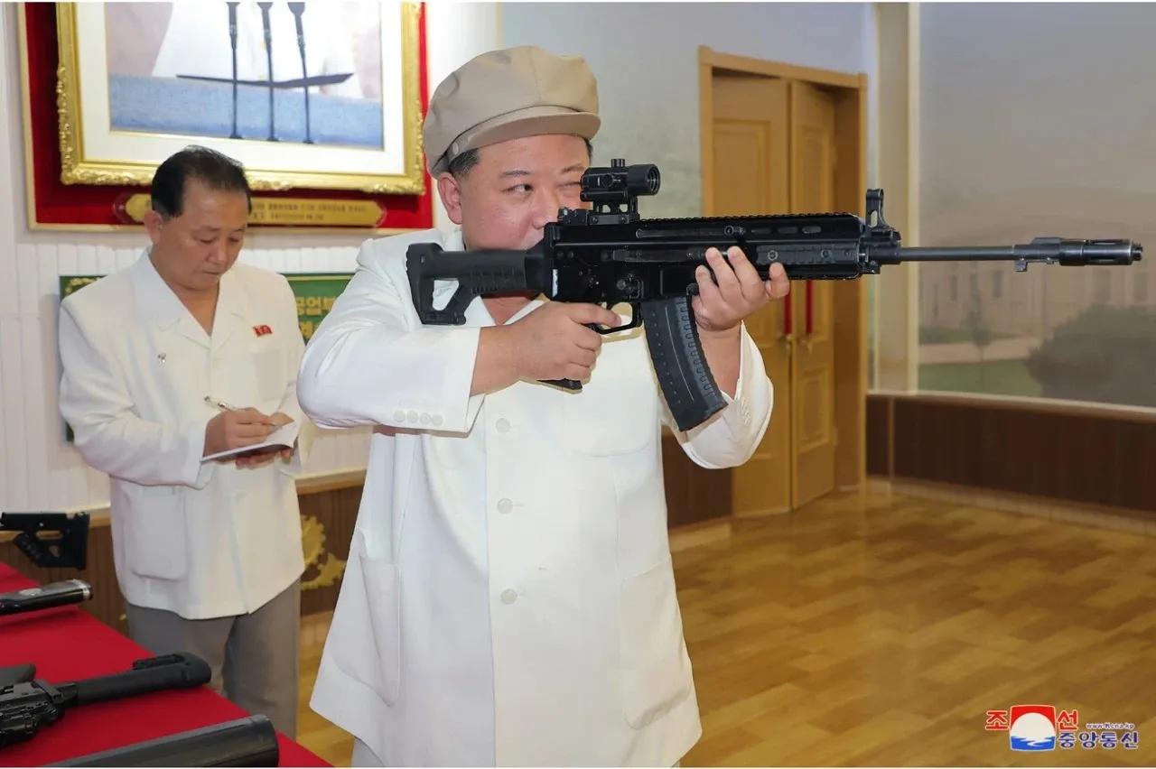 朝鲜新型自动步枪，看着有点眼熟