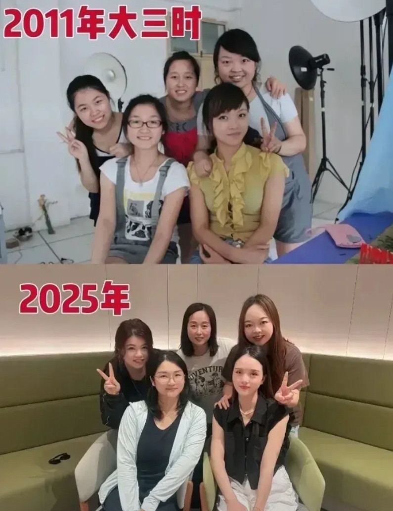 不怪她们一脸幸福。换谁都是一样的。